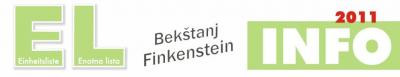 Neue Ausgabe des Info-Blattes der EL Finkenstein/Bekštanj