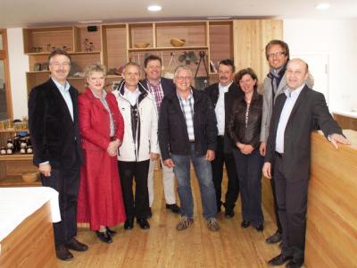 Eisenkappler Delegation in der slowenischen Nachbargemeinde Solčava