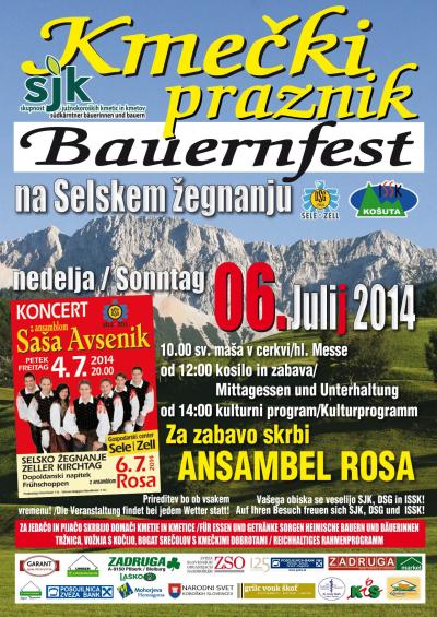 Kmečki praznik - Südkärntner Bauernfest 2014