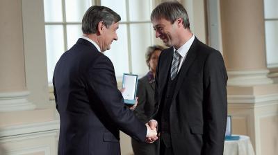 Predsednik Republike Slovenije Danilo Türk odlikoval Rudija Vouka