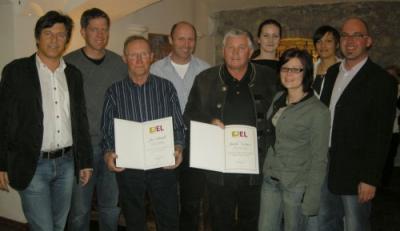 Ek. sv. Janko Zwitter in Joz Schnabl prejela odlikovanje EL