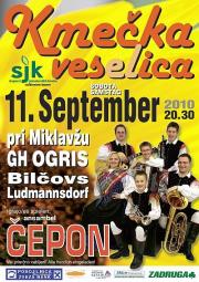 Einladung zum traditionellen Ball „Kmečka veselica“ am Samstag, den 11.9.2010
