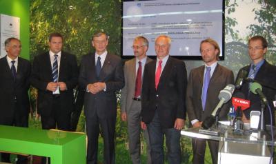 KR Domej traf sich mit Staatspräsident Türk und Landwirtschaftsm. der R SLO Židan